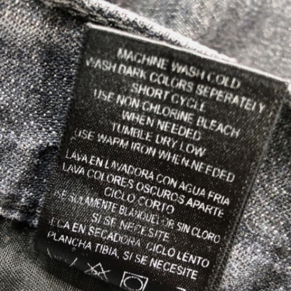 Western Girl Bootcut Jeans Dark Wash Black Mid Rise Creased Tag 32x32  Fit 34x31 - Picture 4 of 11